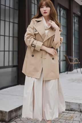 Noble Short Trench Coat