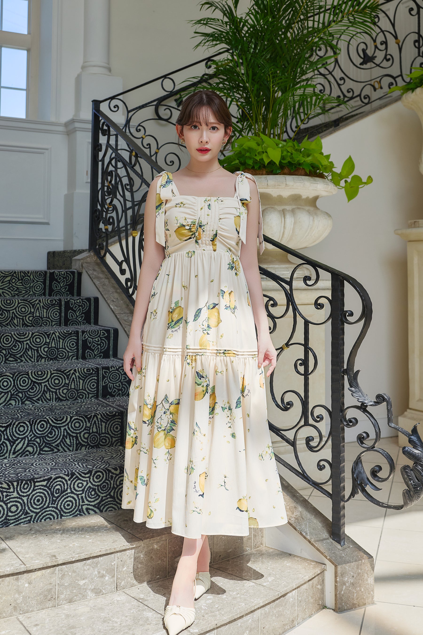 Capri Lemon Print Dress