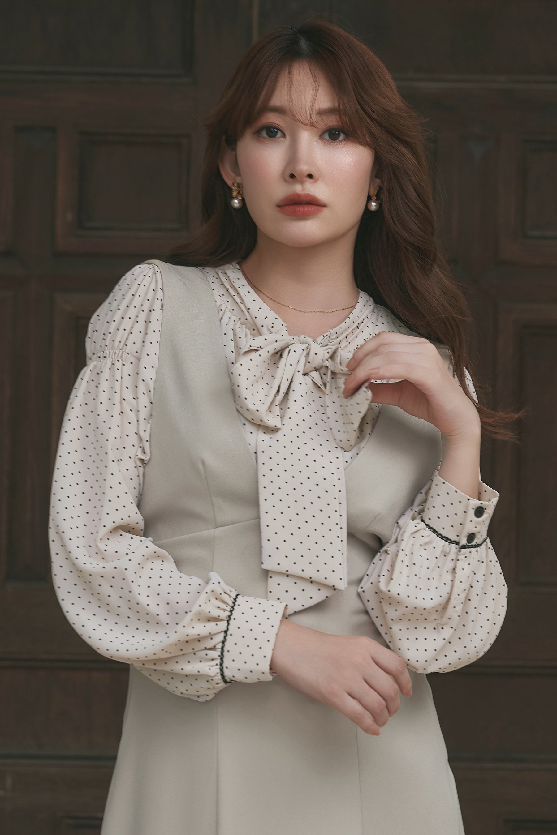 Florence Lace-Trim Jumper Dress