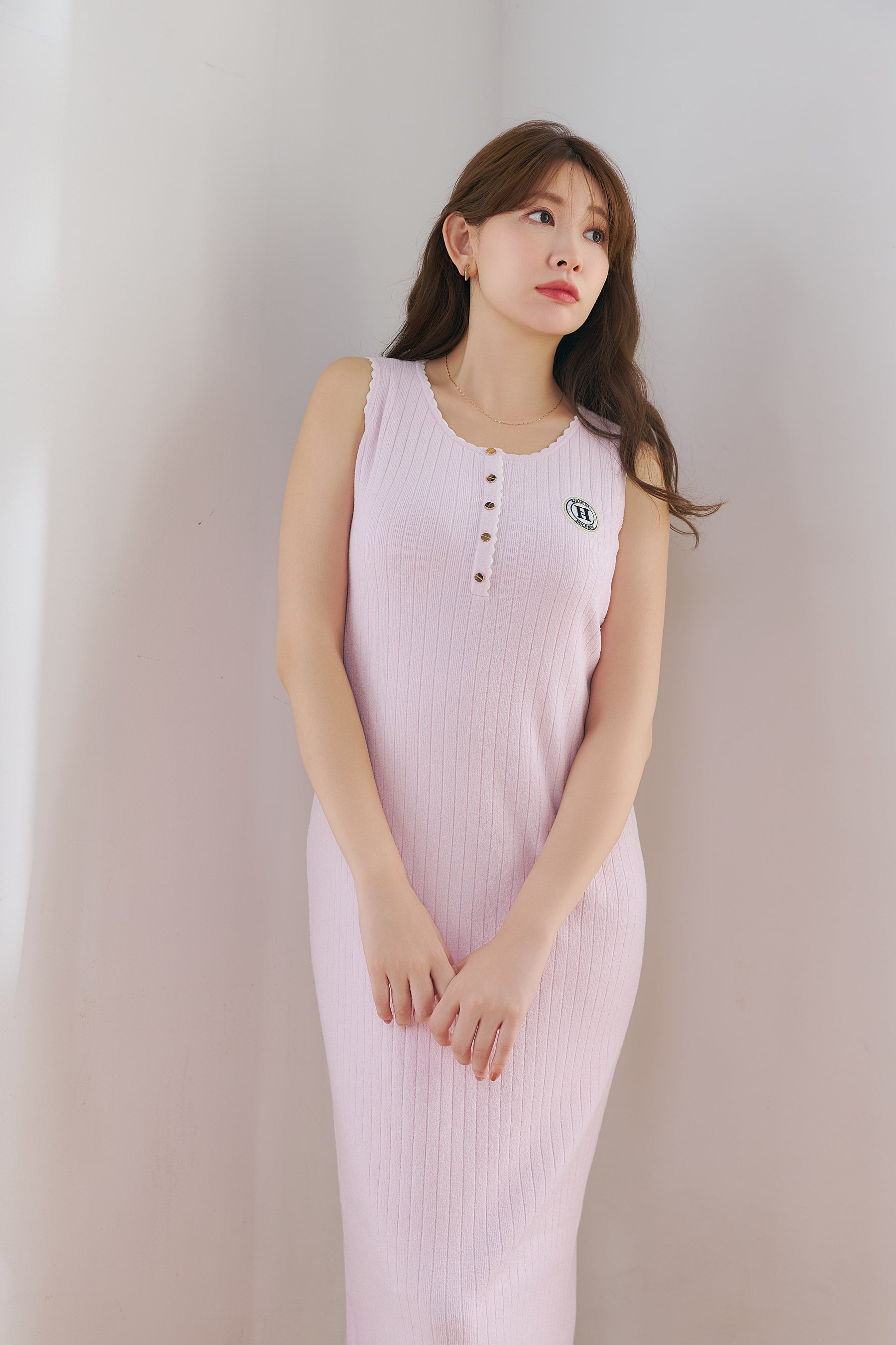 H Emblem Knit Dress