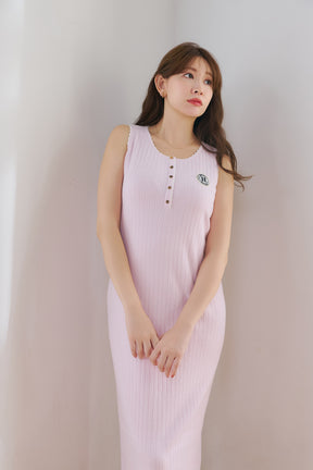 H Emblem Knit Dress