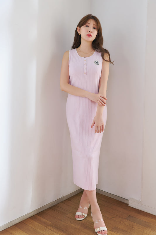 H Emblem Knit Dress
