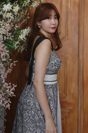 Marbella Panel Printed Dress