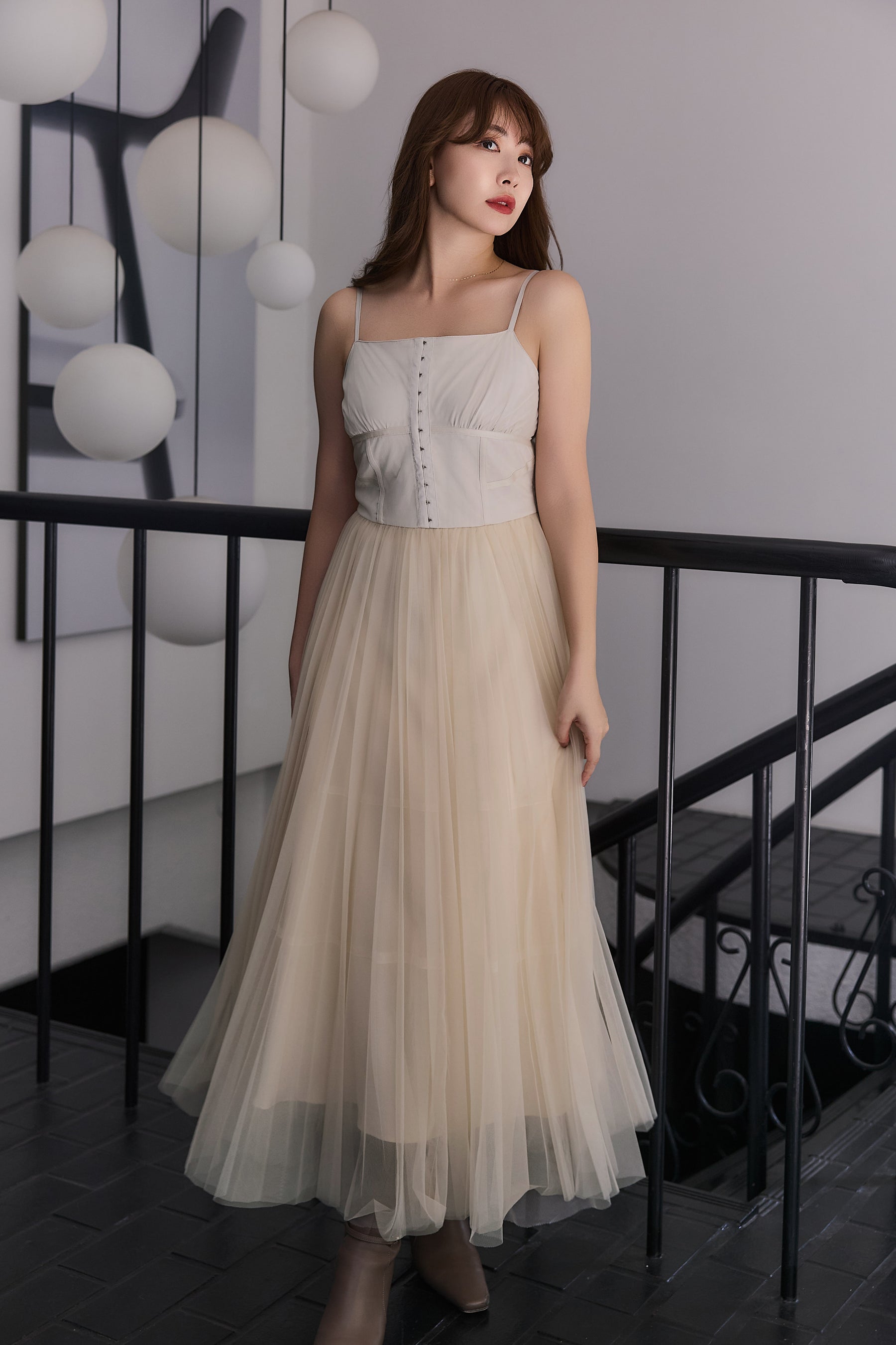 Isadora Tulle Cami Dress