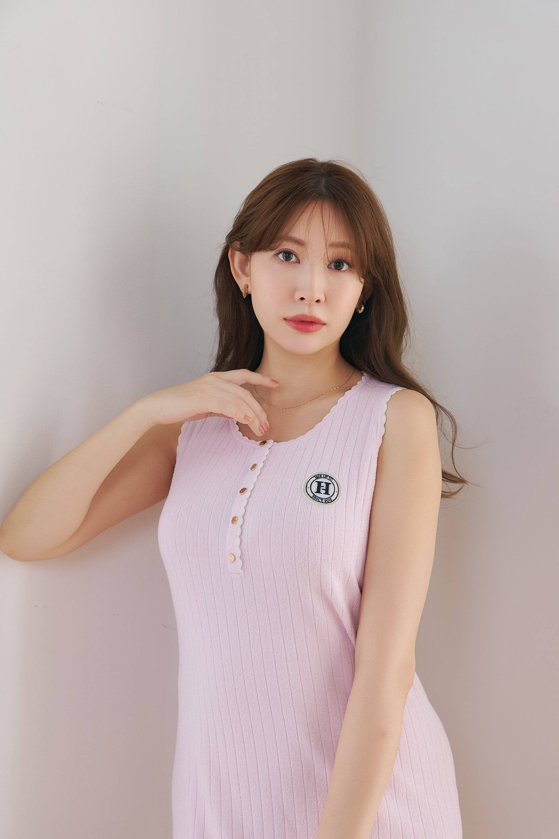 H Emblem Knit Dress