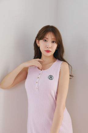 H Emblem Knit Dress