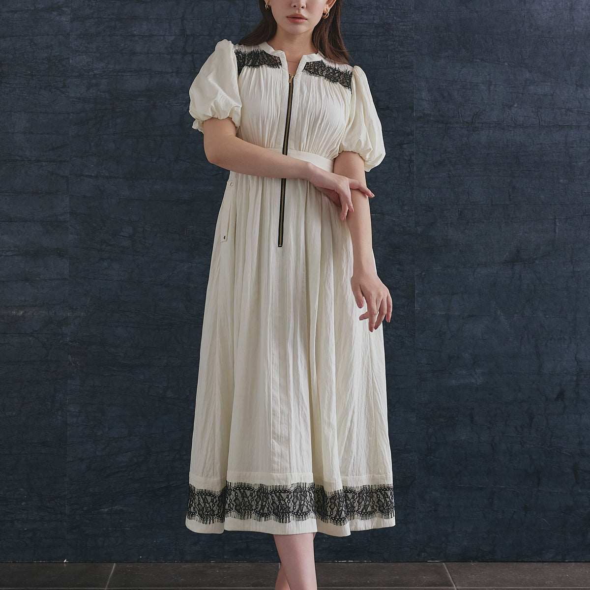 Aurelia Front Zip Dress
