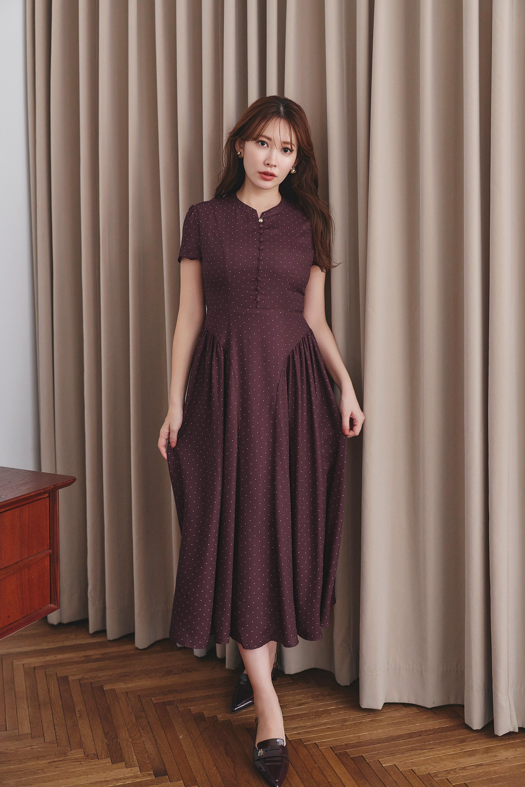 Nadia Pin Dot Dress