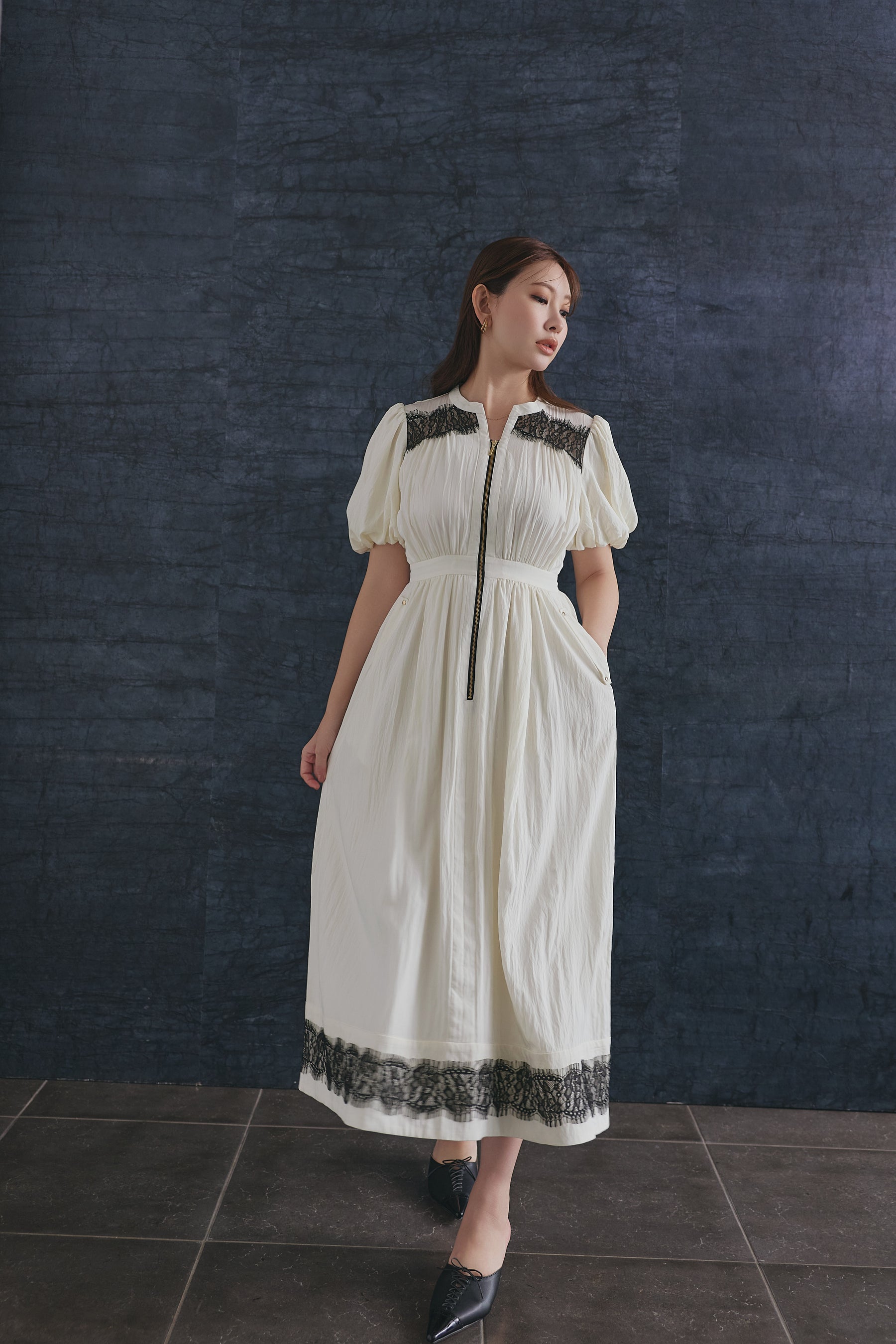 Aurelia Front Zip Dress