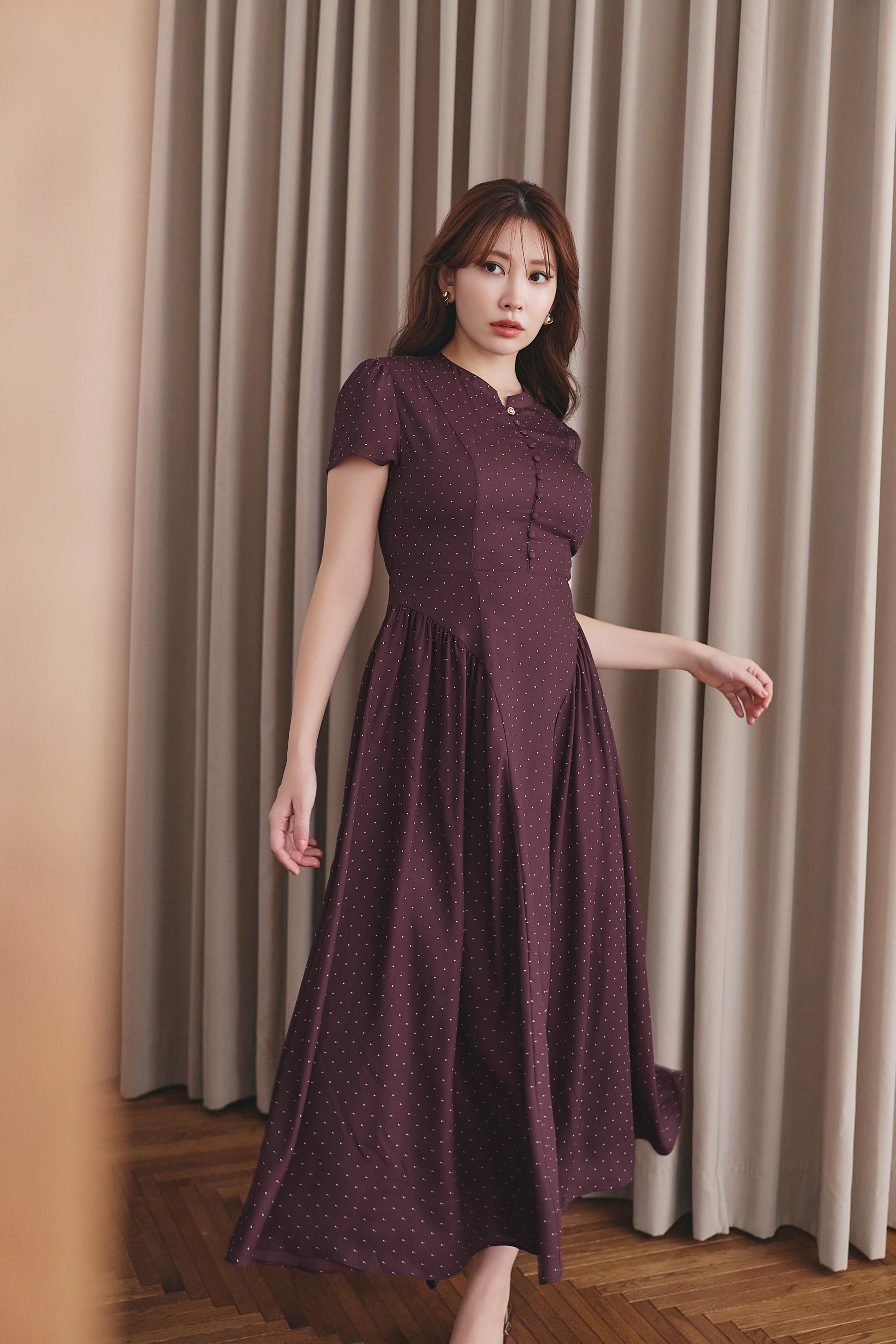 Nadia Pin Dot Dress