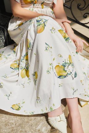 Capri Lemon Print Dress