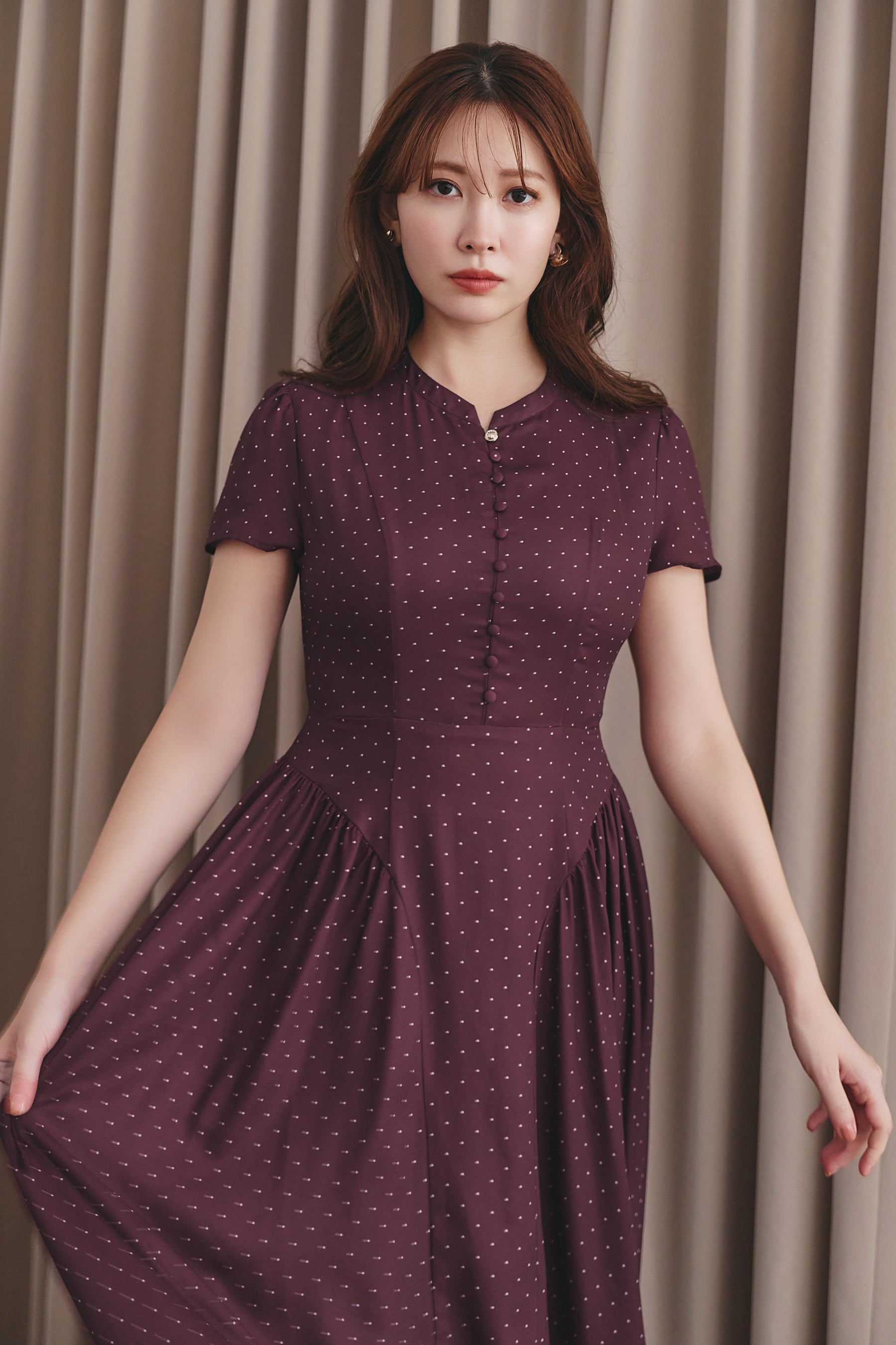 Nadia Pin Dot Dress