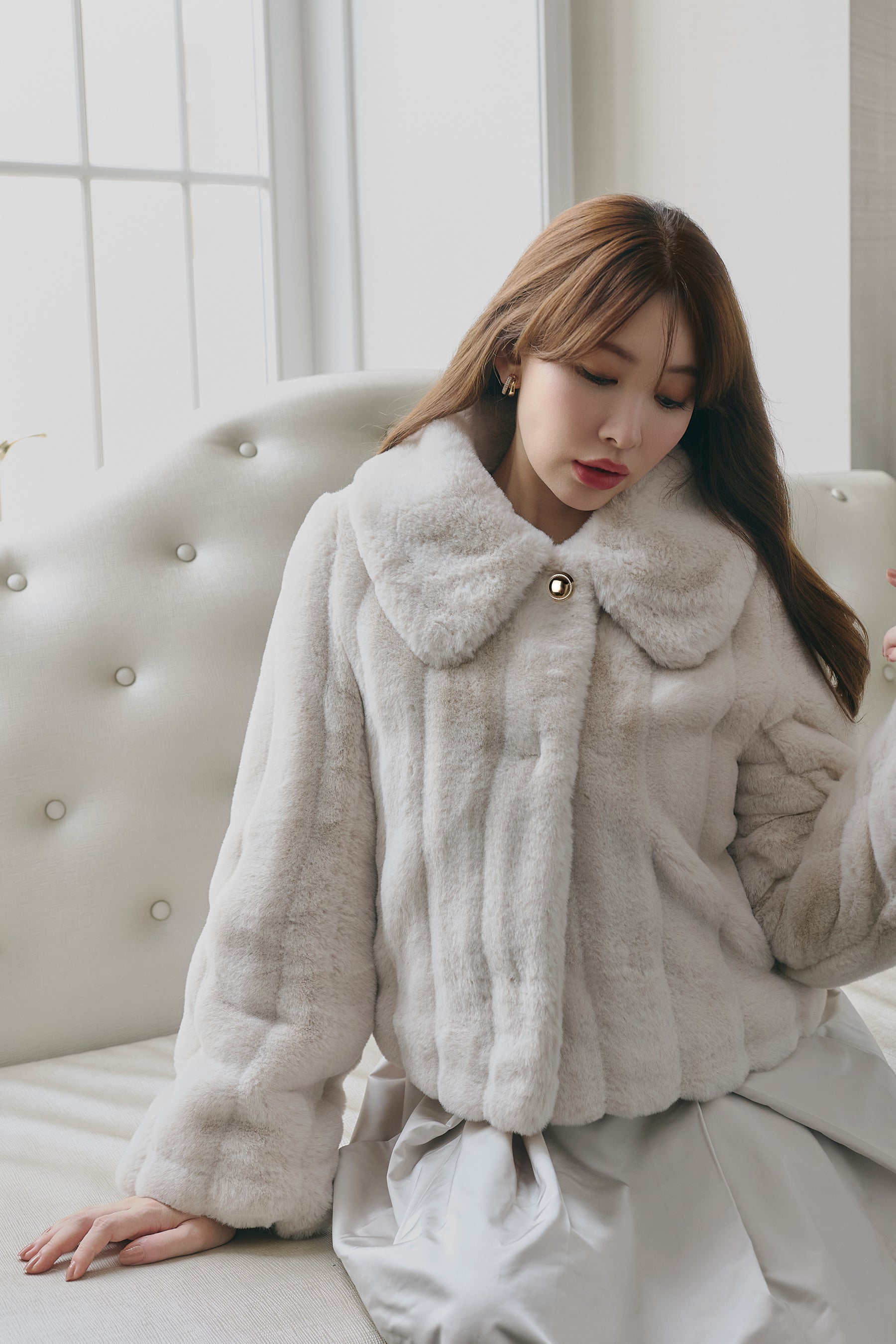 [New Color] Winter Love Faux Fur Coat