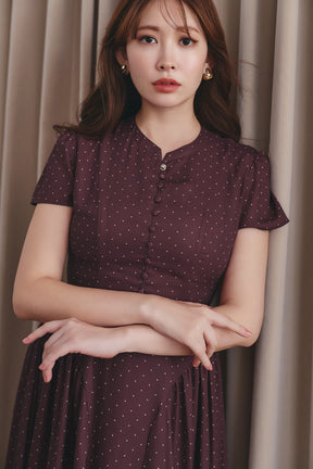 Nadia Pin Dot Dress