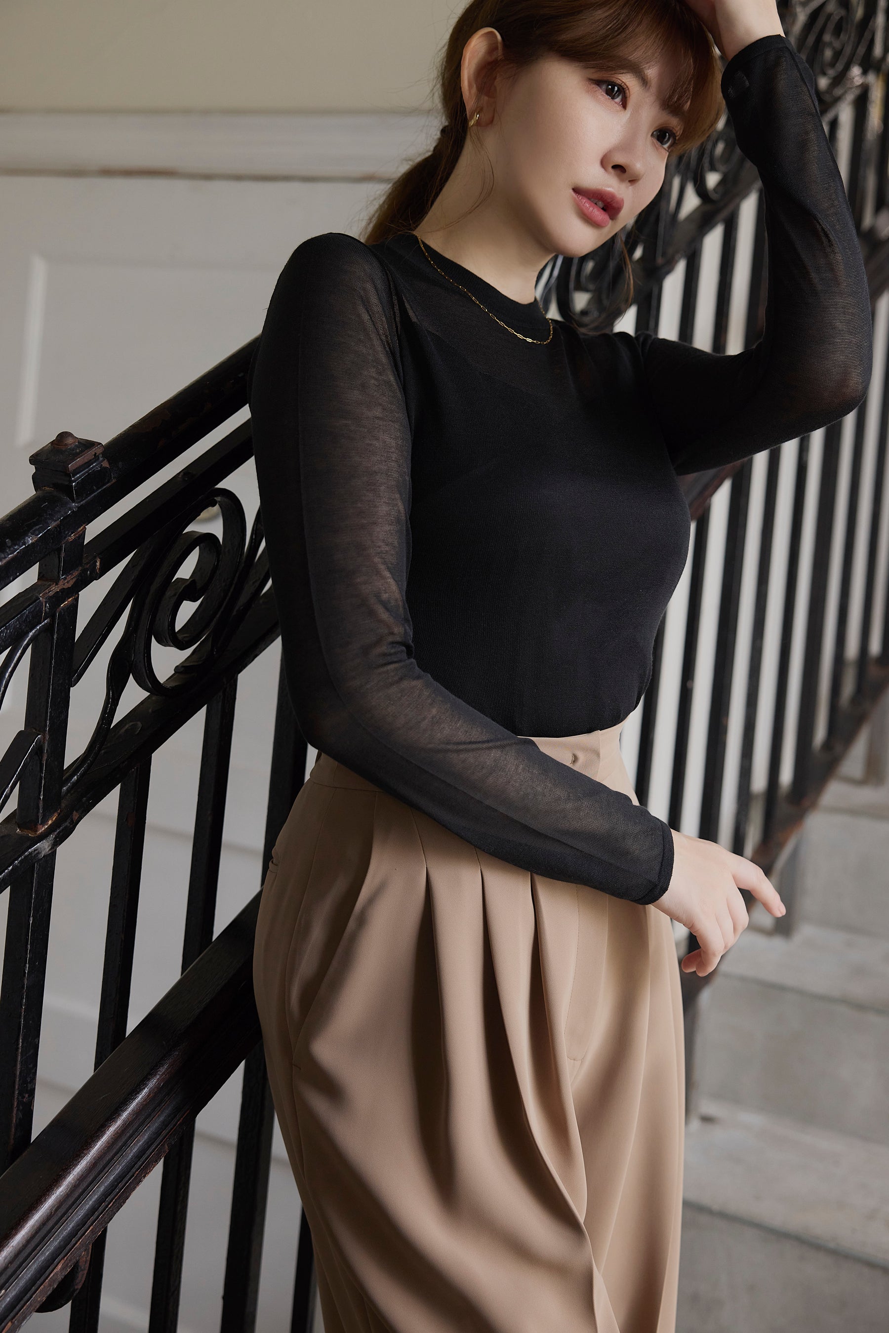 Sheer Knit Top