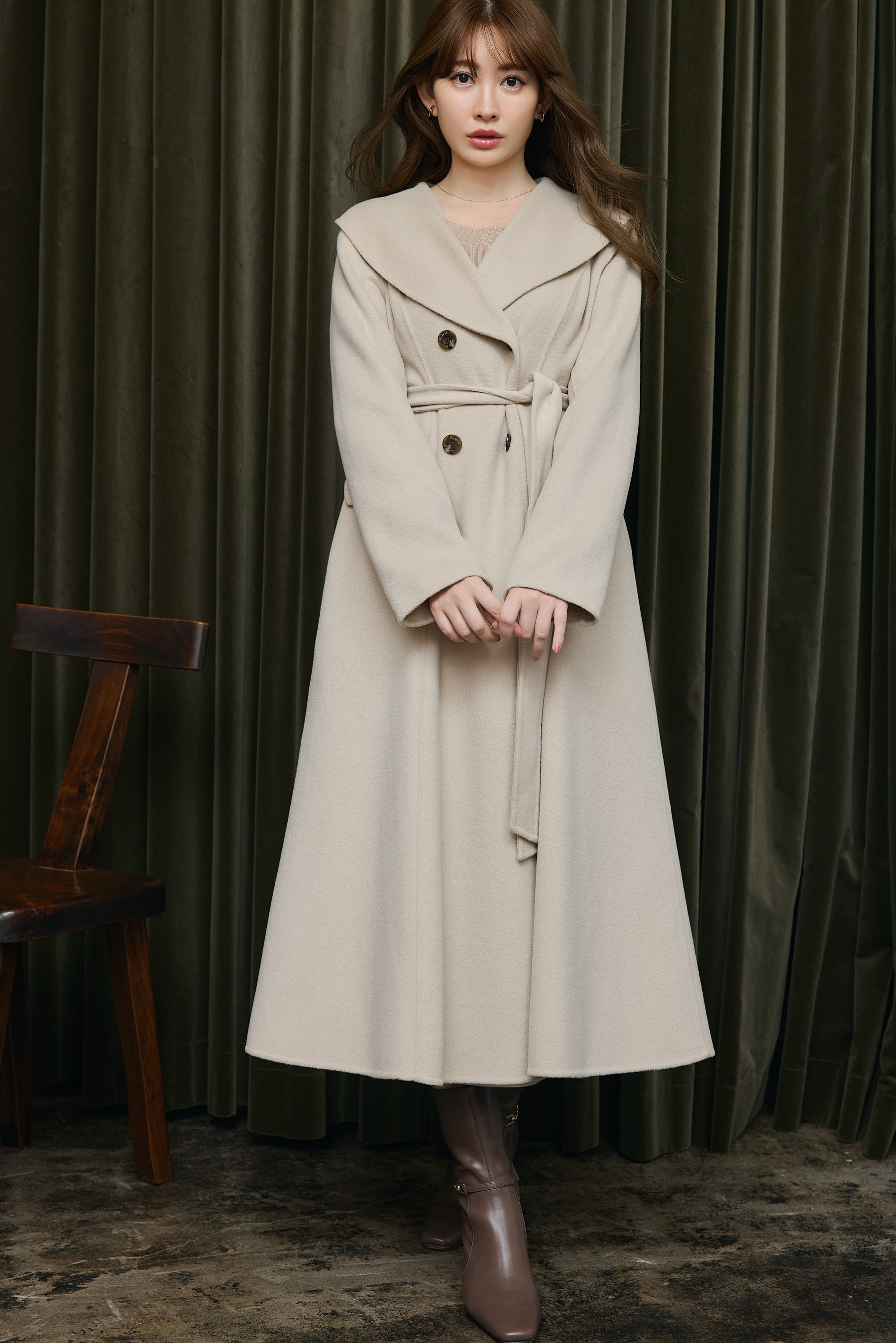 【10月上旬発送】Hamilton Wool River Coat