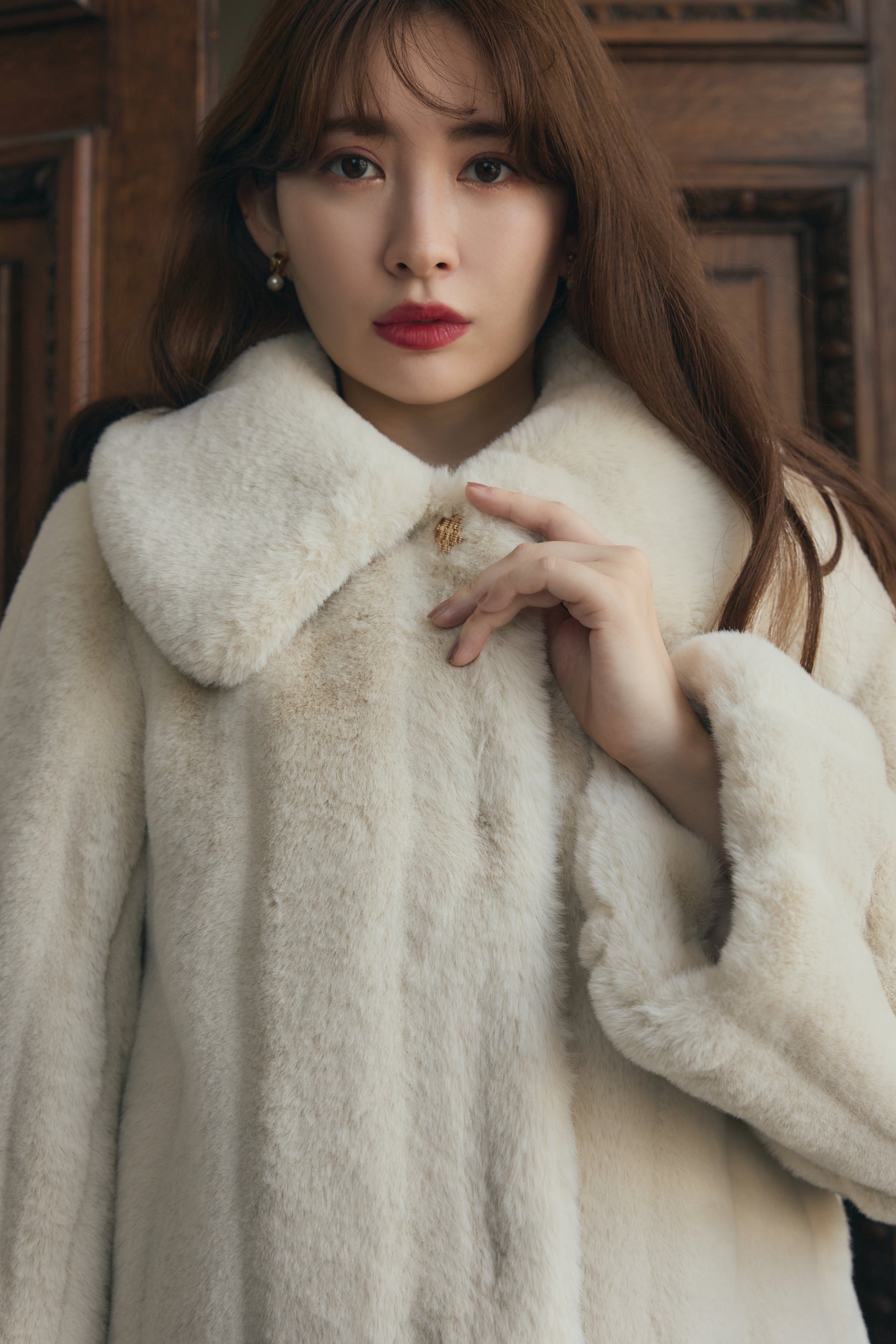 Herlipto ☆ Winter Love Faux Fur Coat+mu-8.com