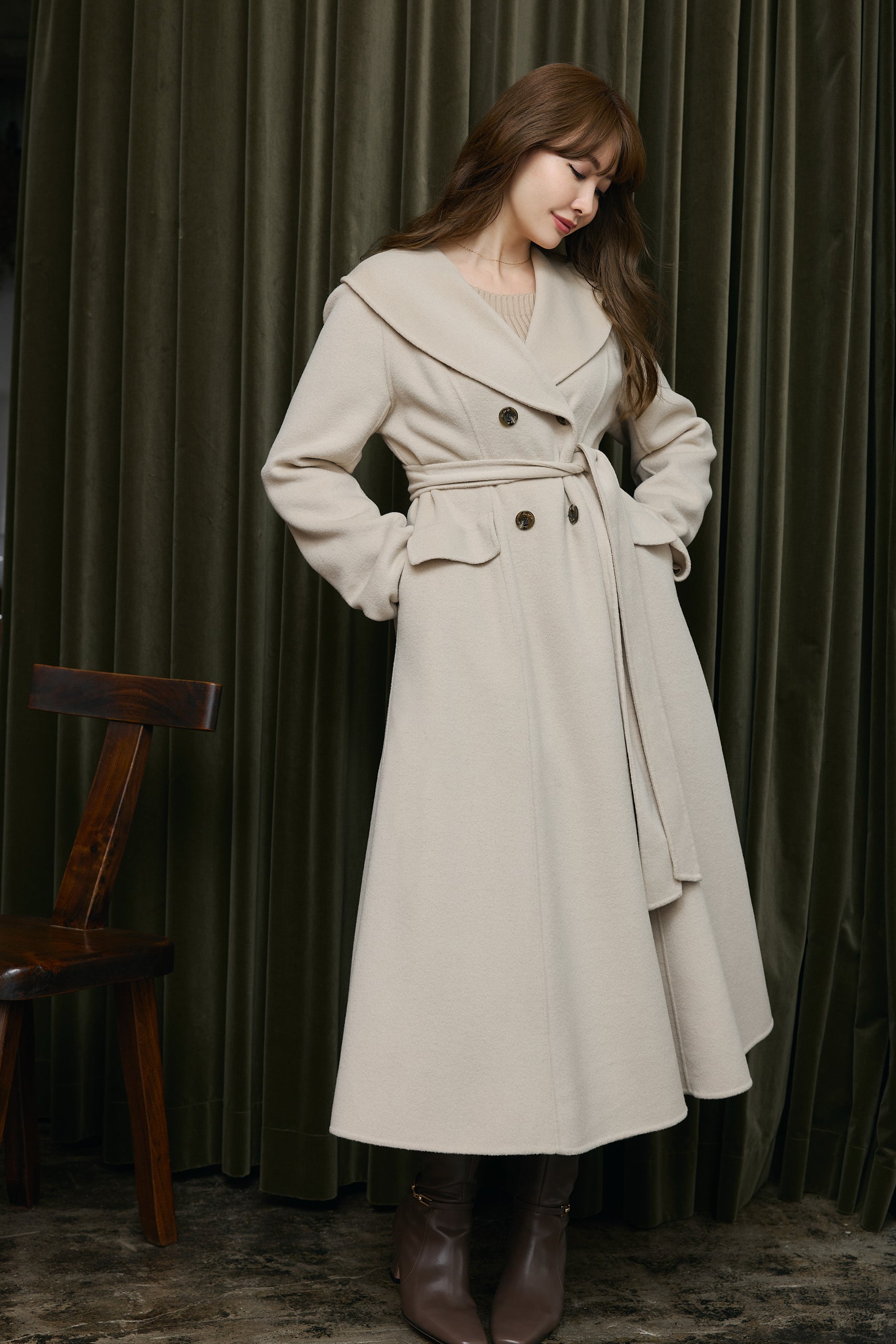 【10月上旬発送】Hamilton Wool River Coat