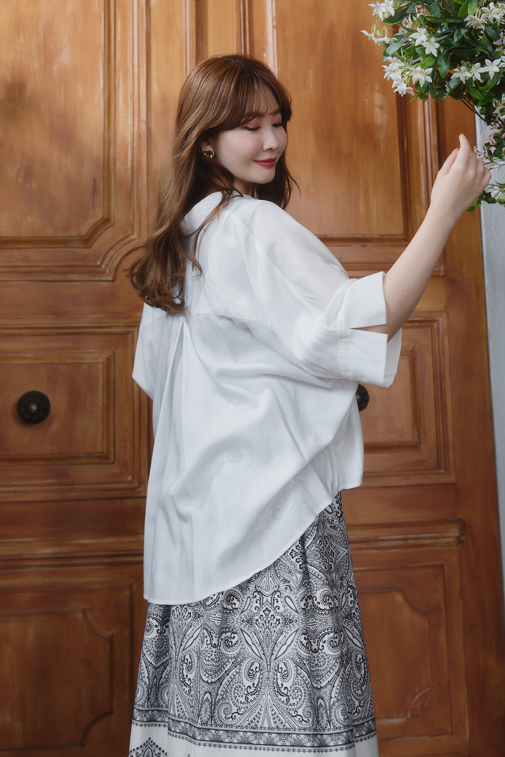 Herlipto LinenBlendCrystalMules ハーリップトゥ Her lip to - 【新品・未使用】Herlipto LinenBlendCrystalMules