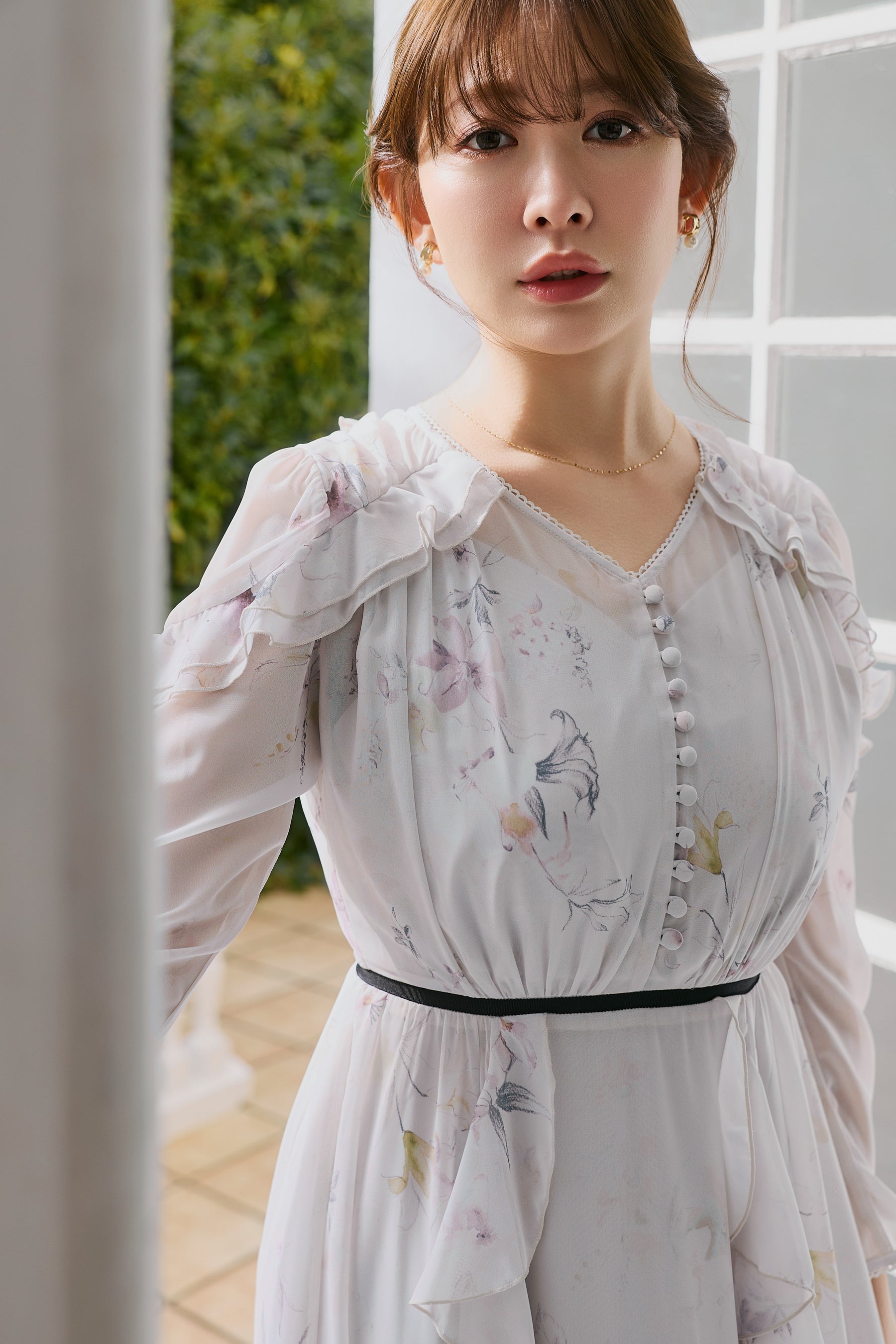 Isette Floral Chiffon Dress