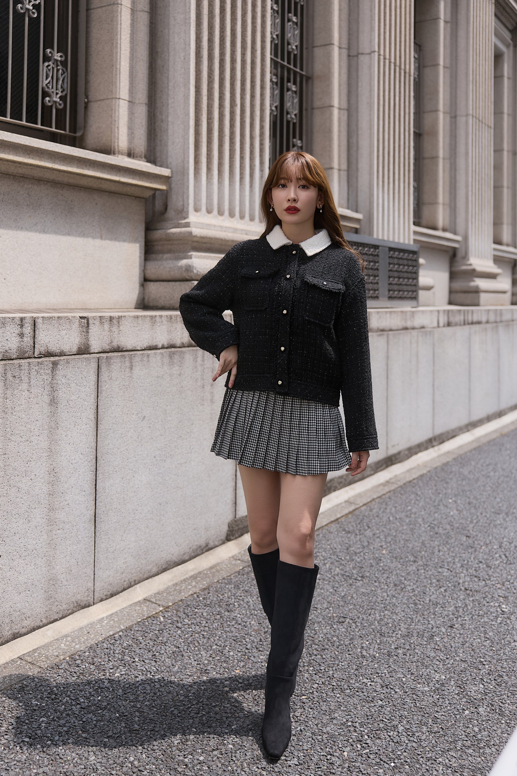 【10月上旬発送】Two-Tone Tweed Jacket