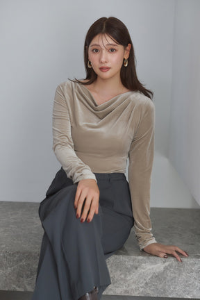 [Ships in early October]［Essentia］Tucked Wide-Leg Easy Pants