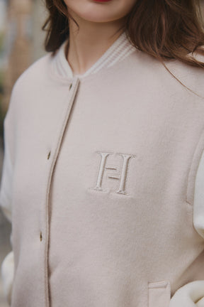 【10月中旬発送】H Logo Varsity Jacket