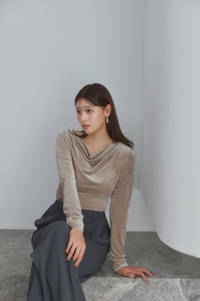 [Ships in early October]［Essentia］Tucked Wide-Leg Easy Pants
