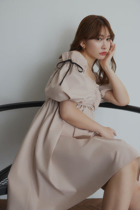 Colette Puff-Sleeve Dress
