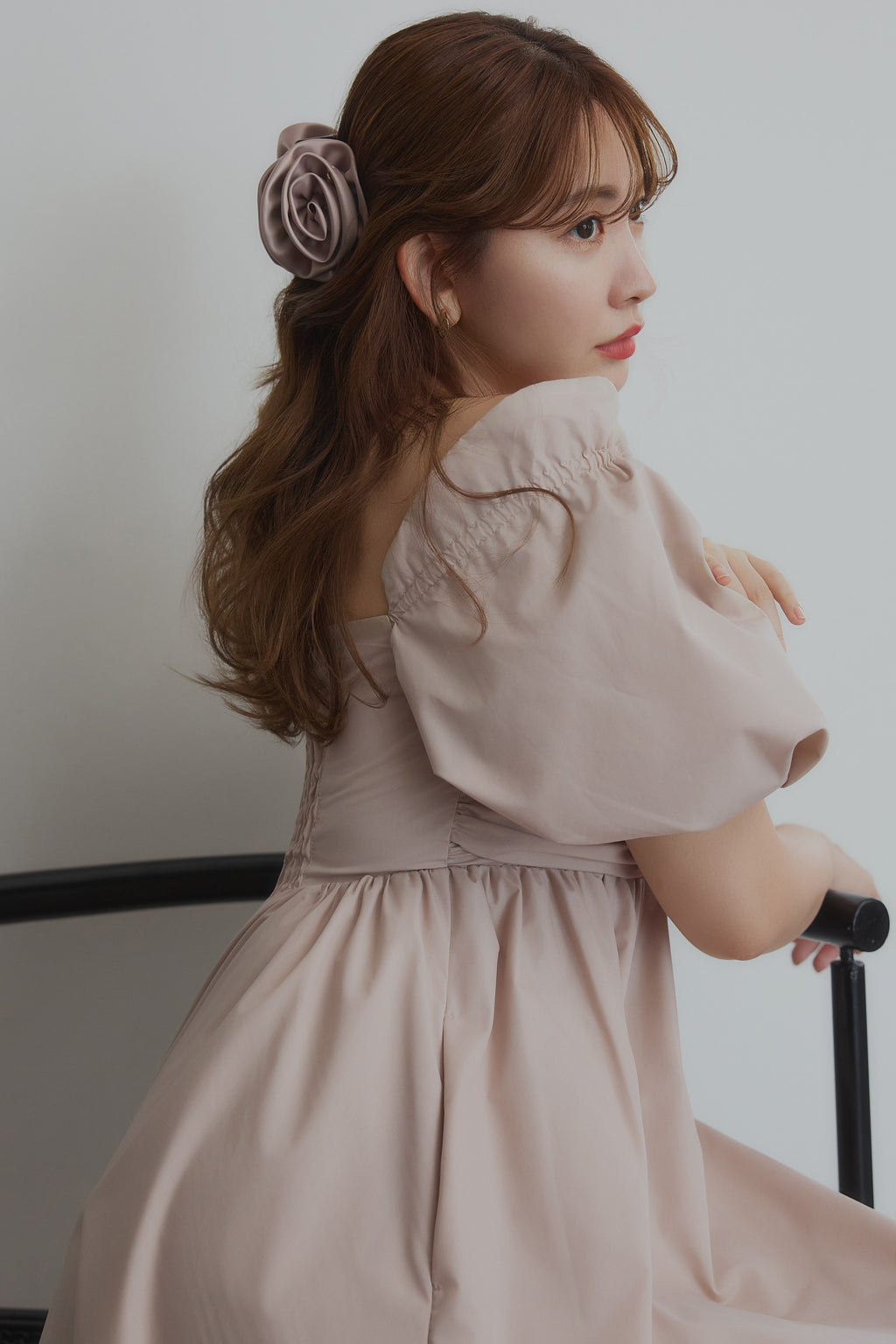 9月上旬発送】Rose Satin Clip