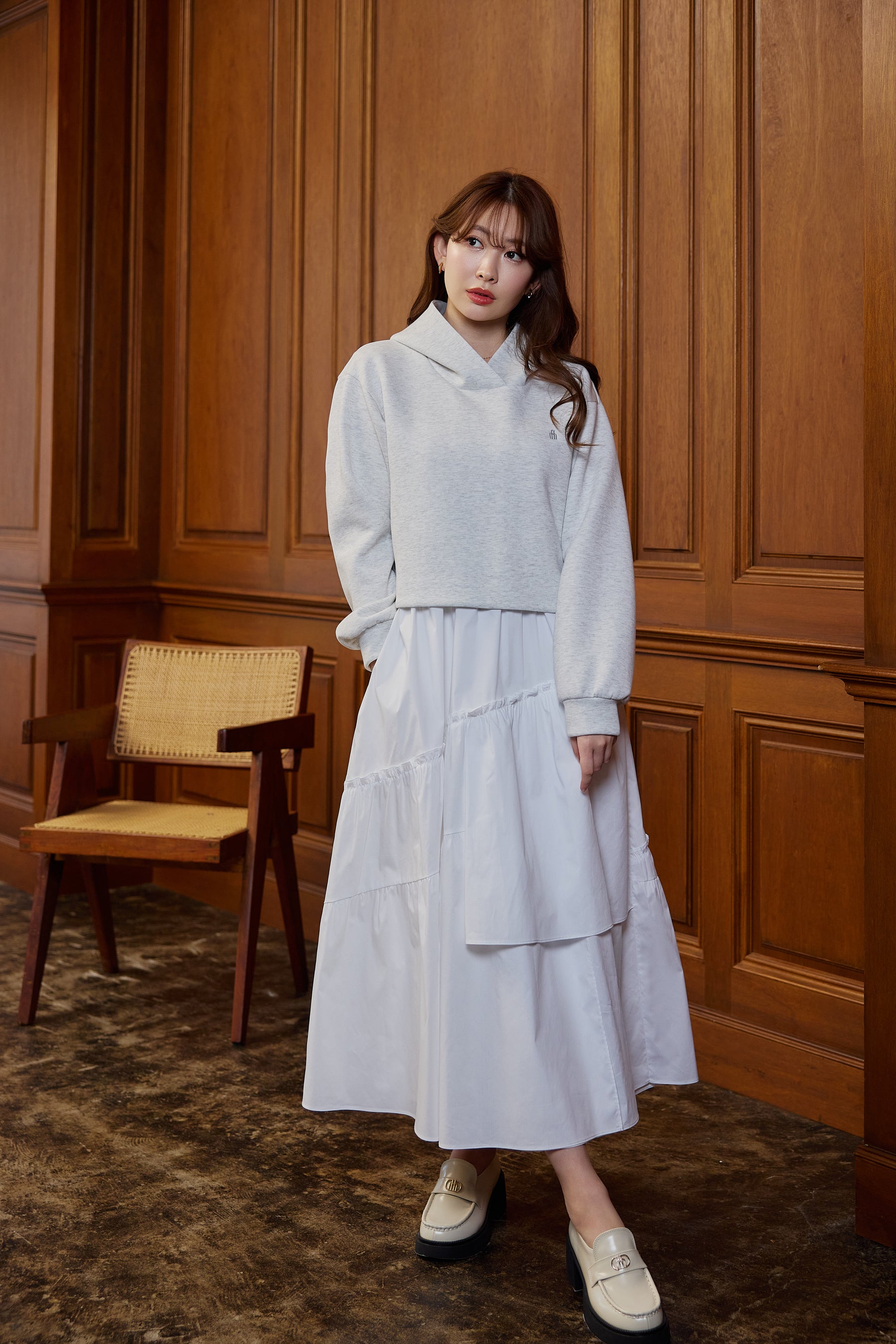 Trois Logo Docking Dress