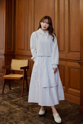 Trois Logo Docking Dress