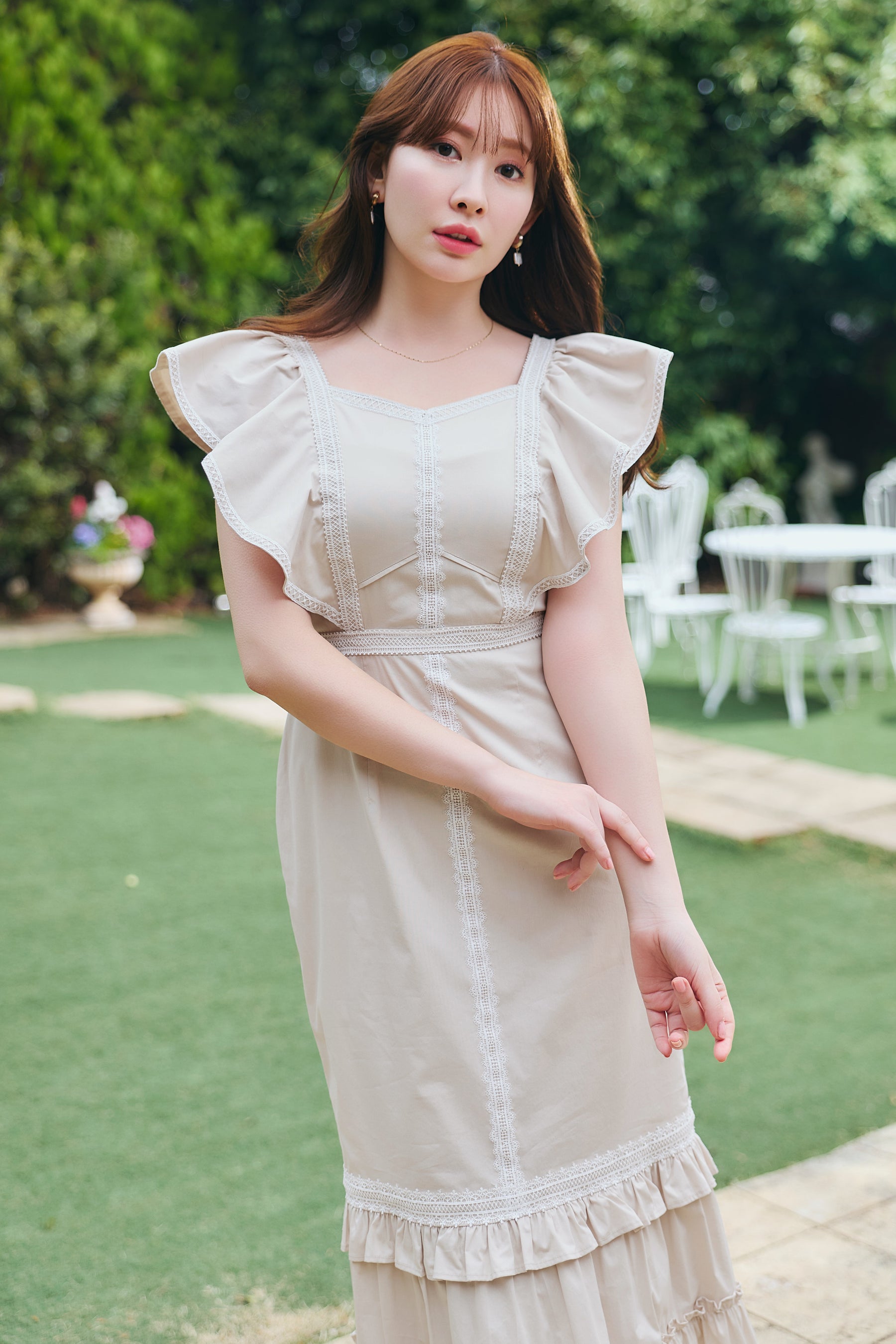 Kiki Butterfly Sleeve Dress
