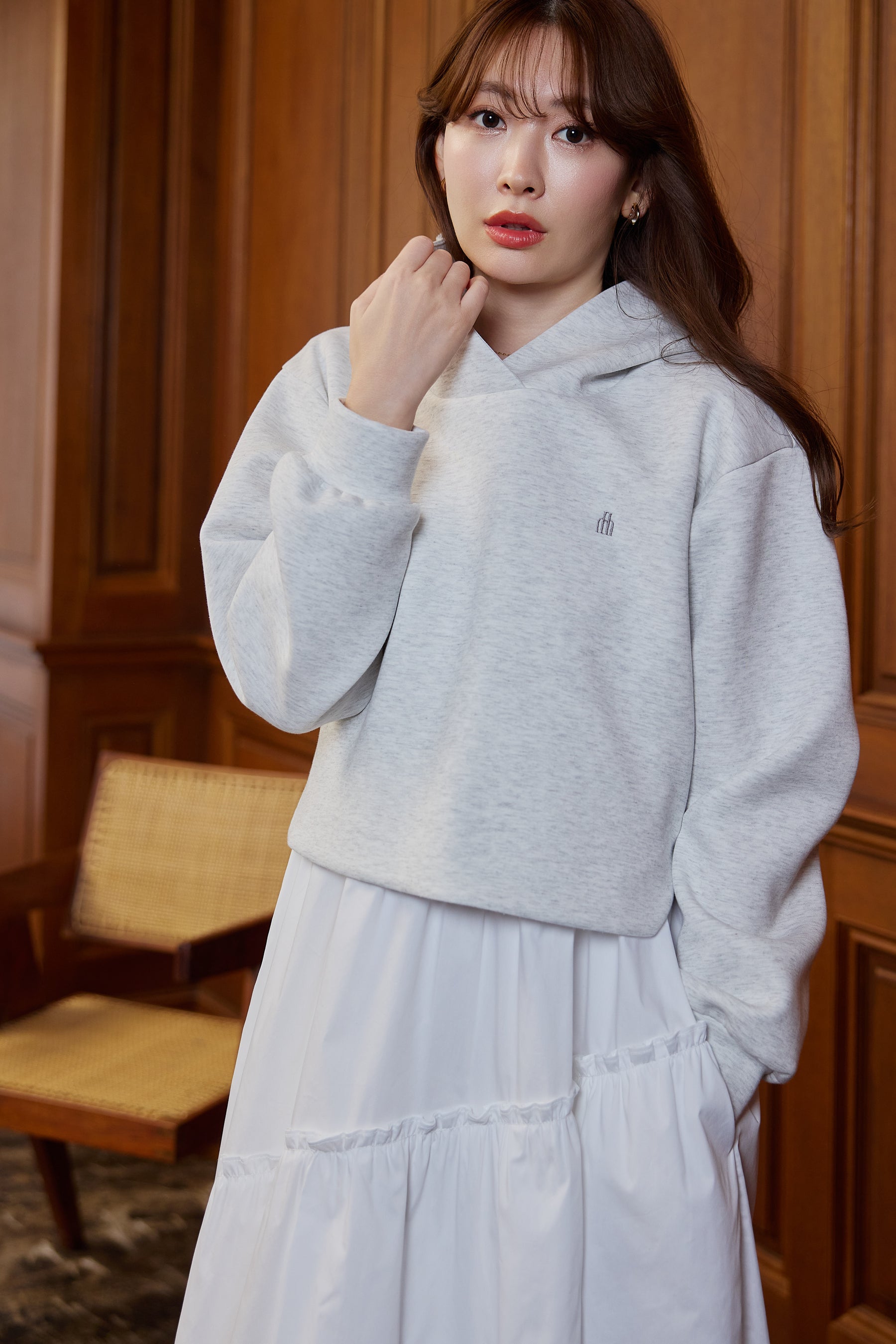 Trois Logo Docking Dress