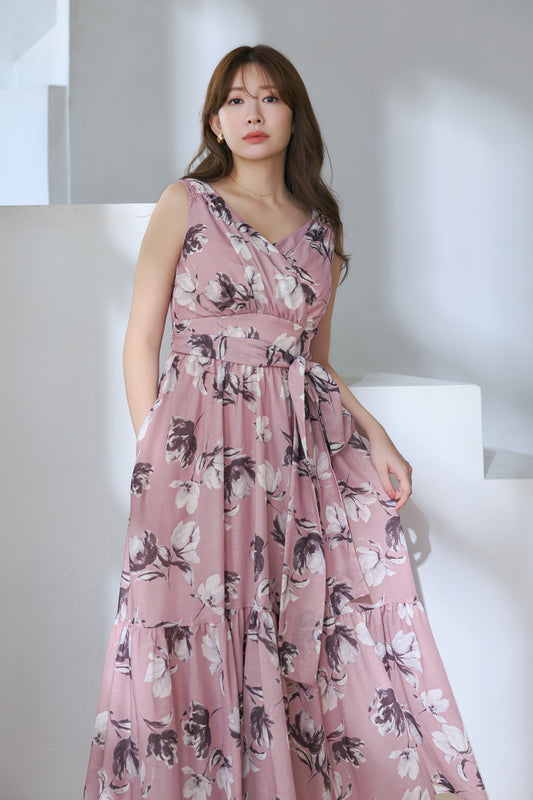 【新色】Anemone Cache-Coeur Long Dress