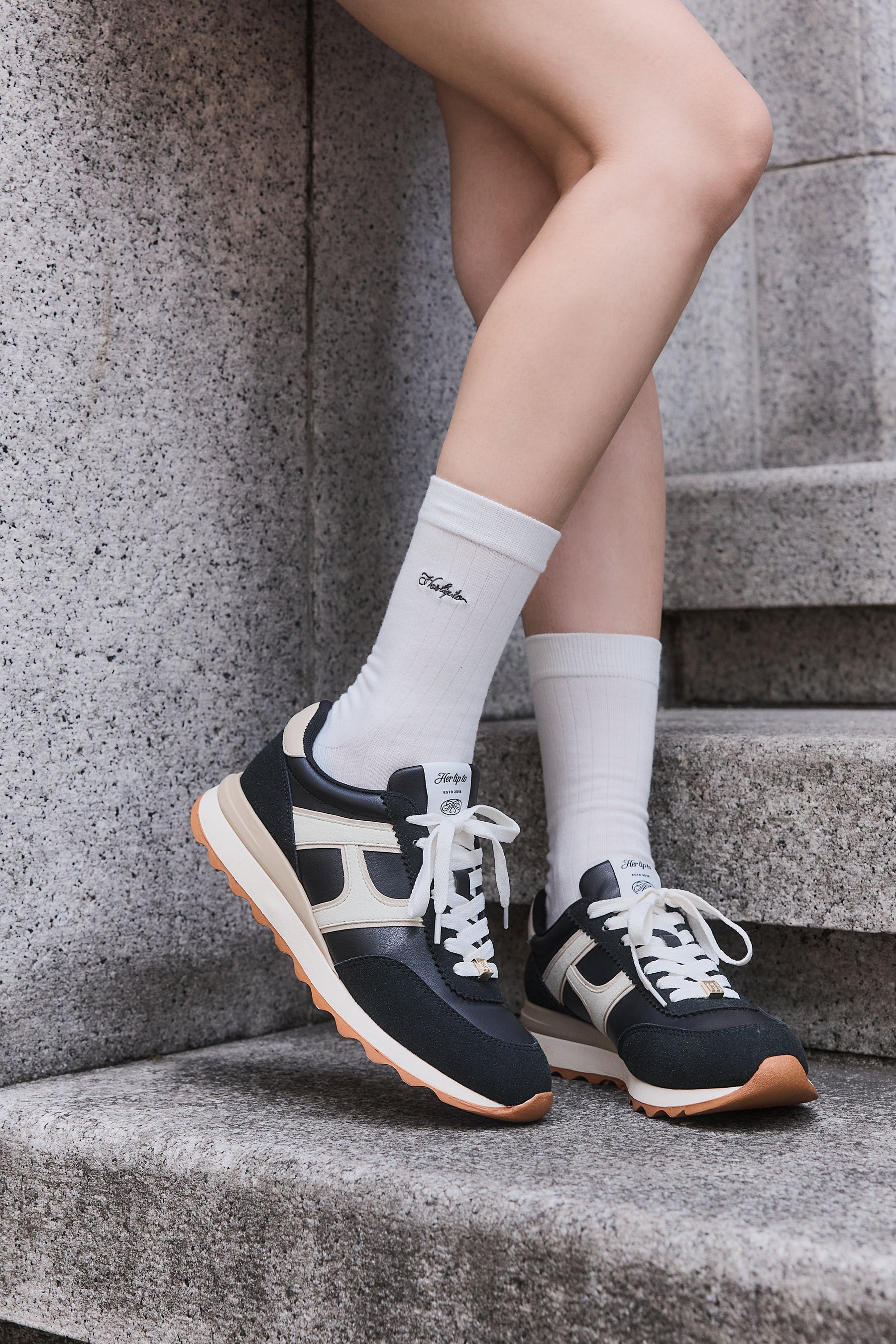 Logo Embroidered Short Socks