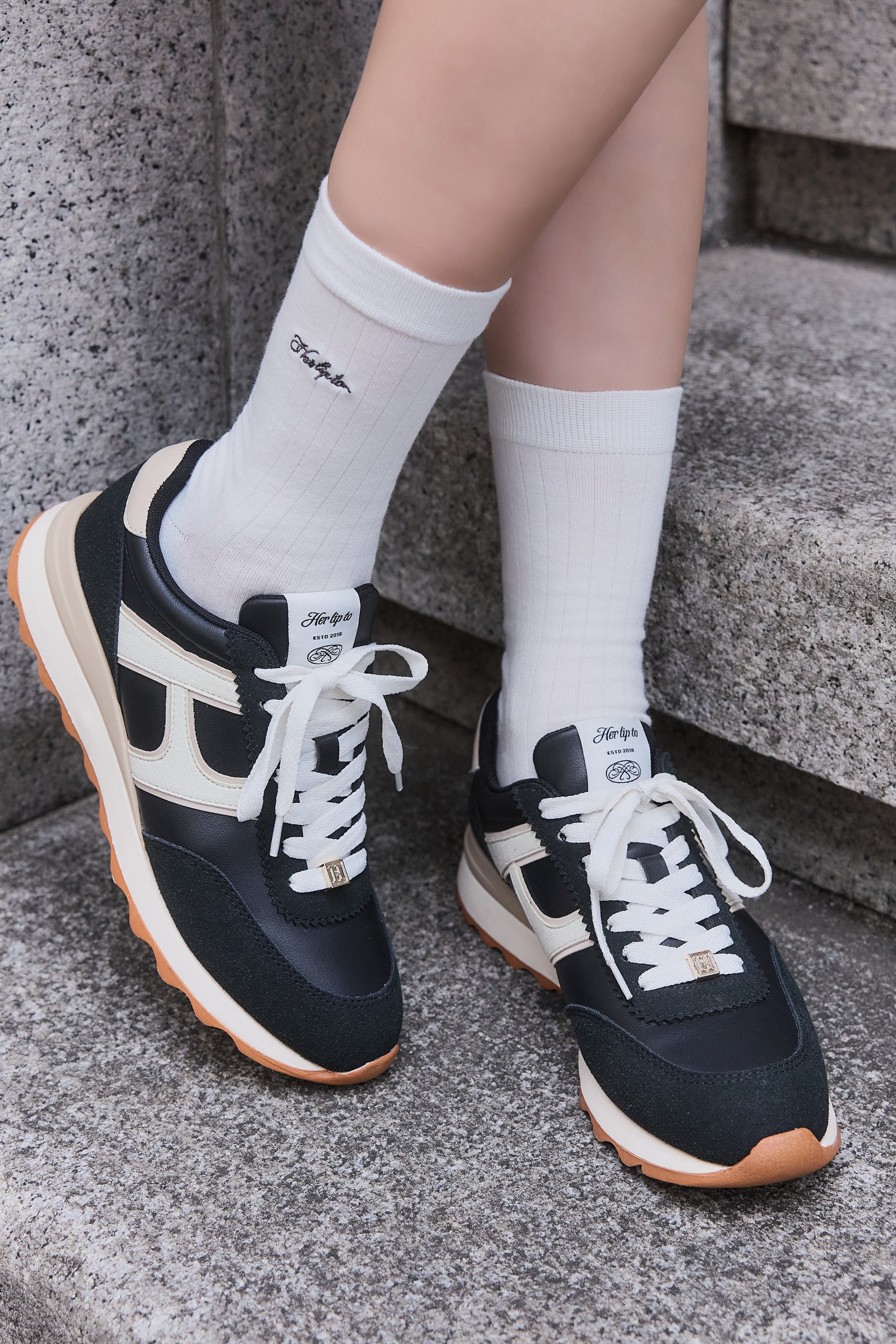 Logo Embroidered Short Socks
