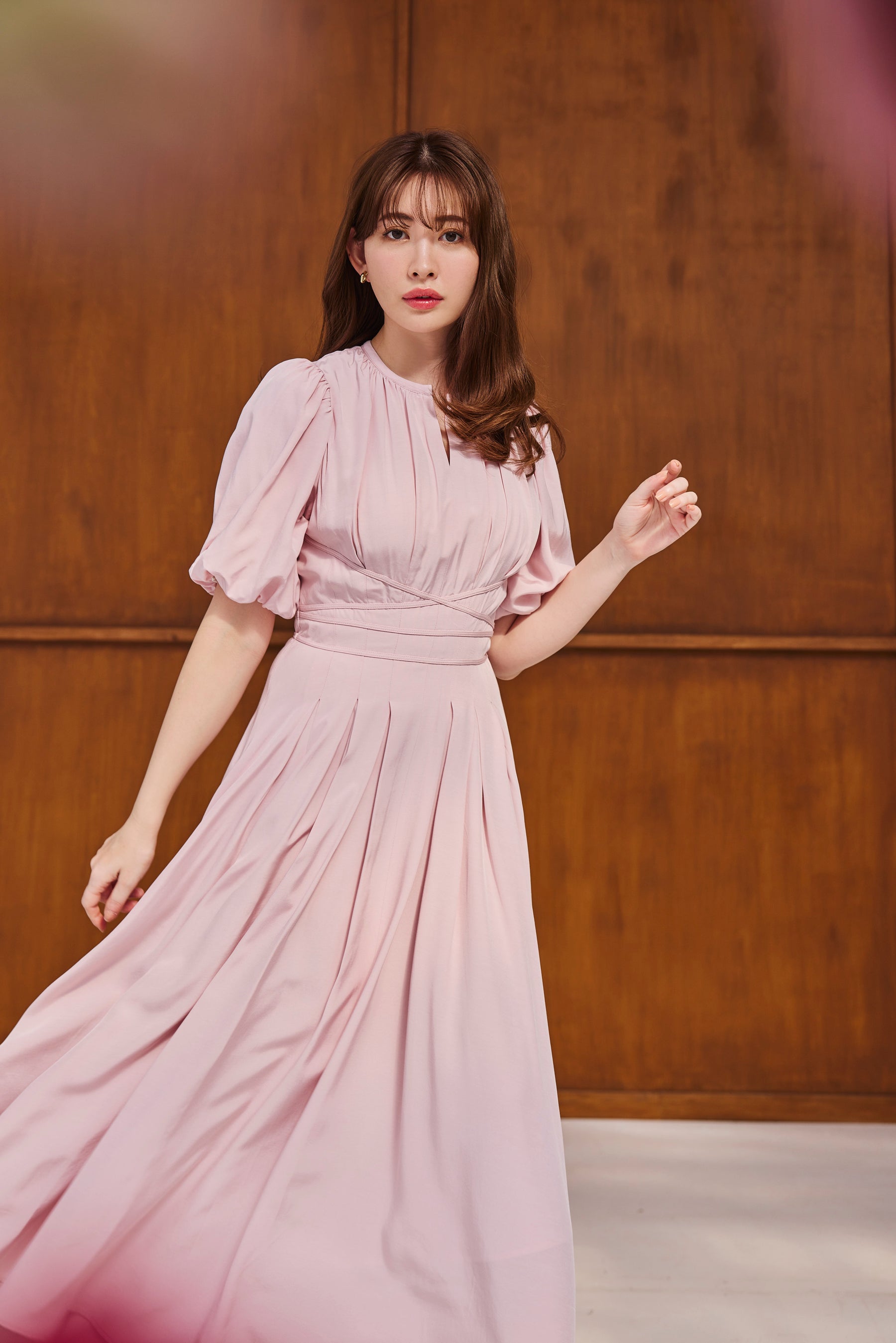 Sサイズ【新品未使用】Fountain Lace Up Bow Dress