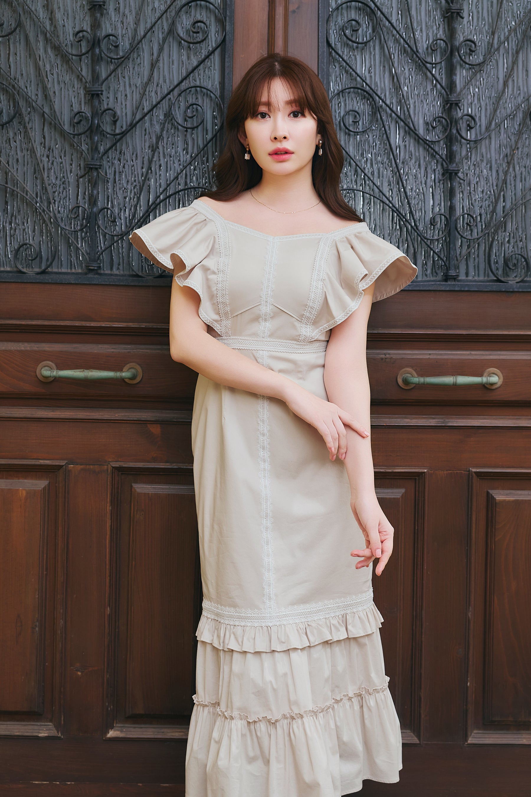 Kiki Butterfly Sleeve Dress