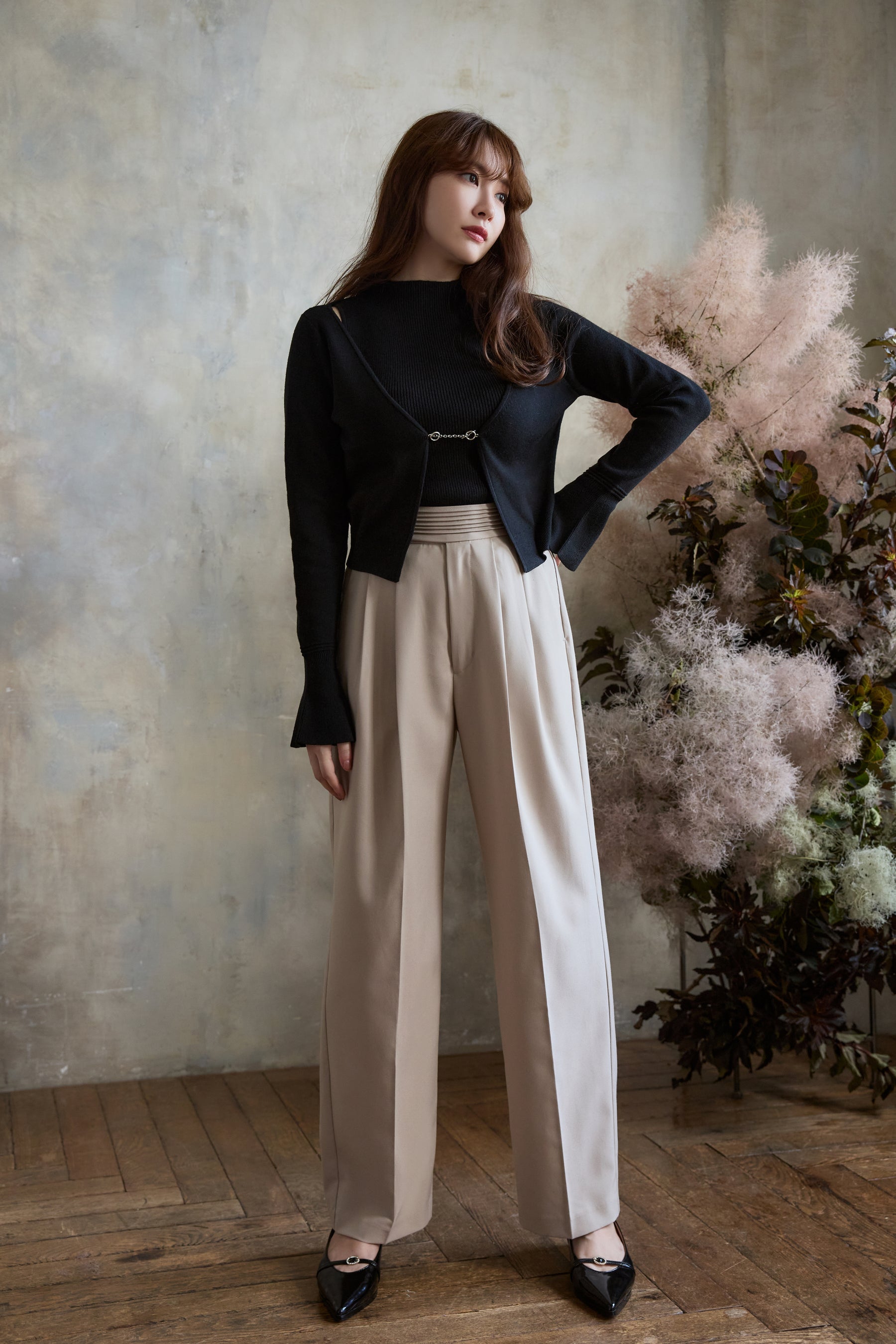 herlipto Manhattan Wide Leg Pants-