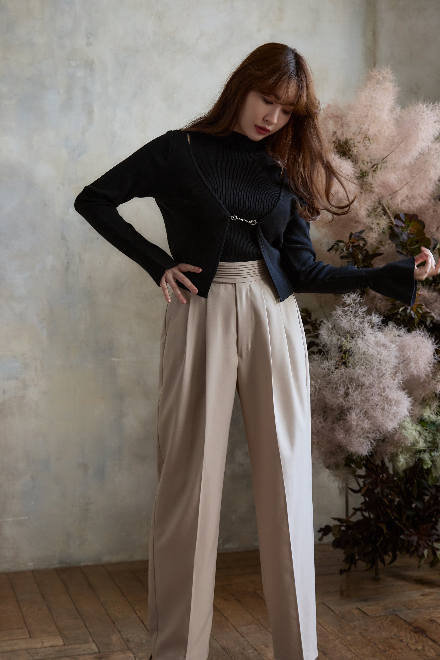 herlipto Manhattan Wide Leg Pants