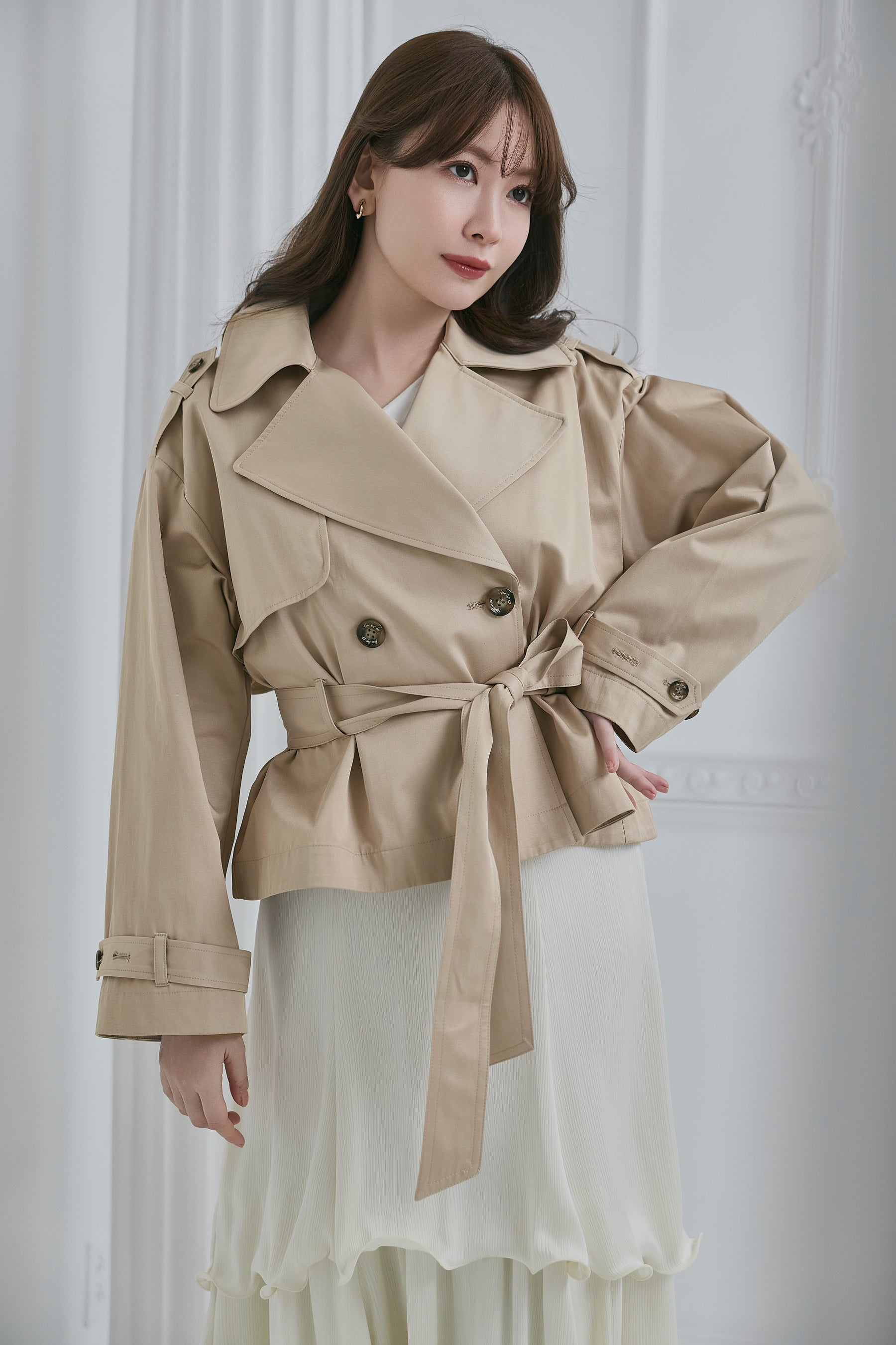 Meline Short Trench Coat