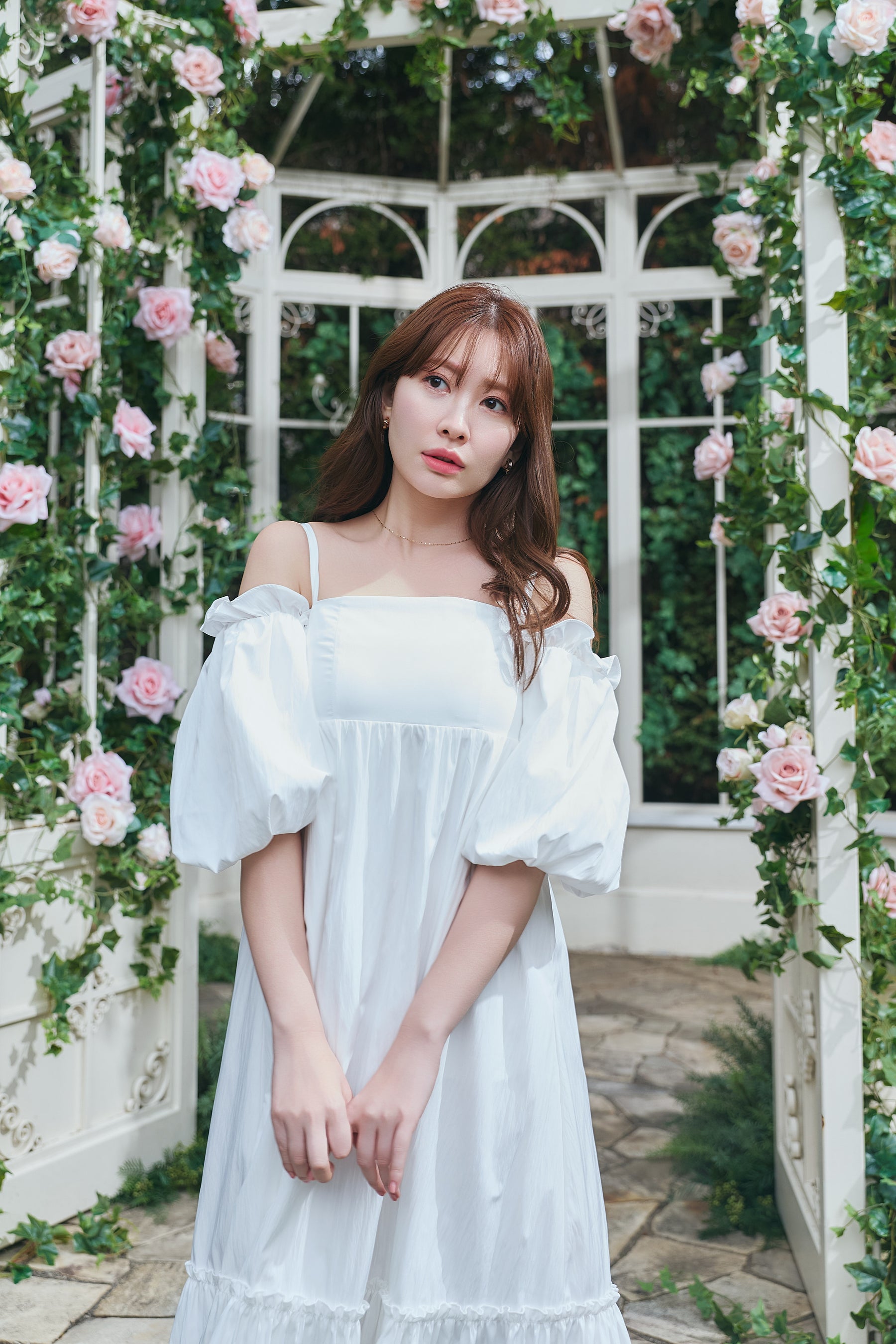 Mia Volume Sleeve Dress		