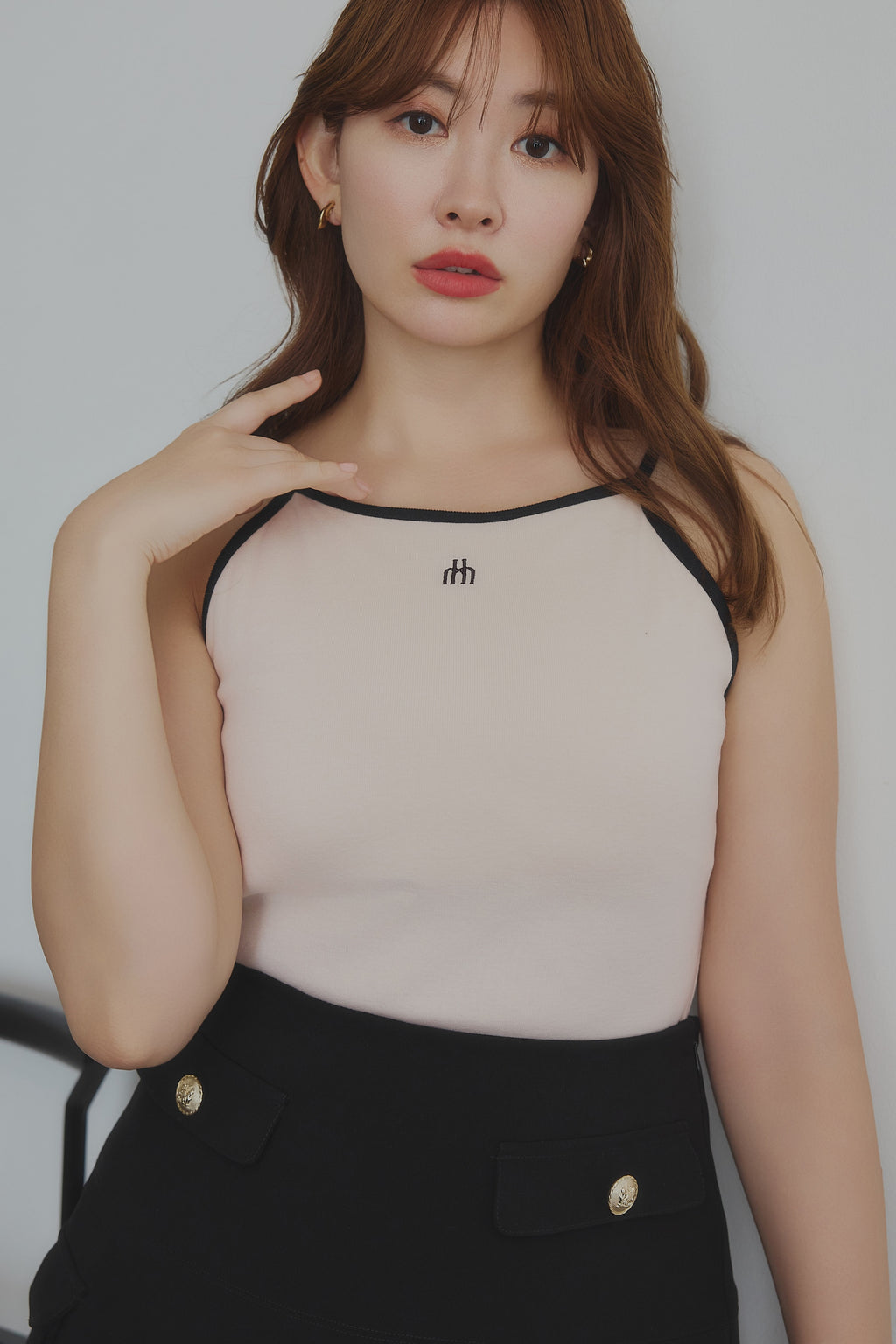 トップス herlipto Trois Logo Knit Hoodie 新品ハーリップトゥ Trois Logo Knit Hoodie