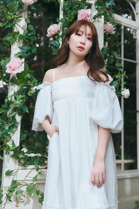 Mia Volume Sleeve Dress		