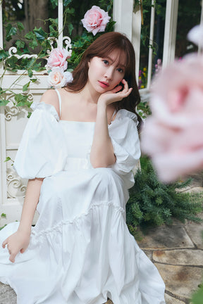 Mia Volume Sleeve Dress		