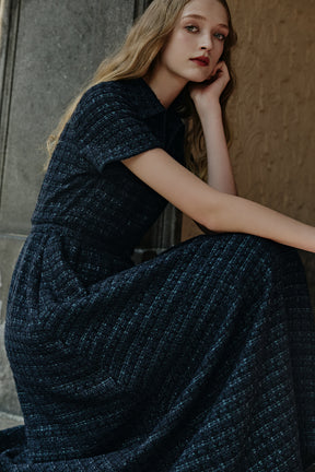 【10月下旬発送発送】Vol.1 Tweed Belted Dress