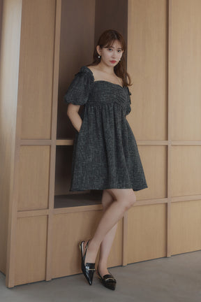 Colette Puff-Sleeve Dress