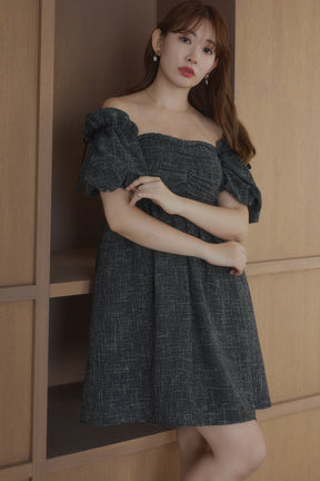 Colette Puff-Sleeve Dress