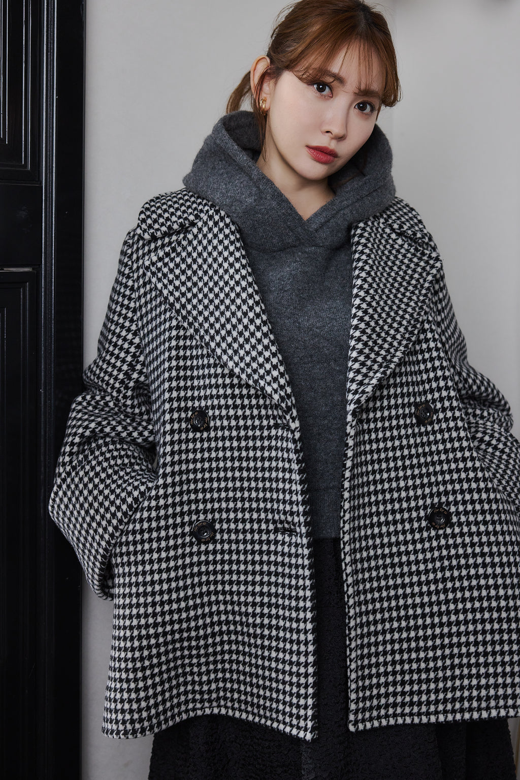 herlipto新品◇Proust Wool-Blend Melton Coat